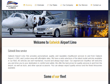 Tablet Screenshot of gatwickairportlimohire.com